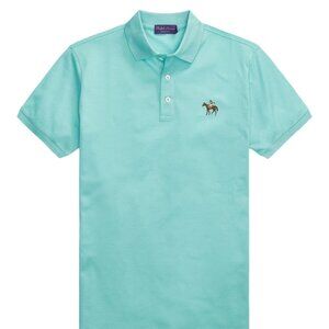 RALPH LAUREN PURPLE LABEL Custom Slim Fit Piqué Polo Shirt